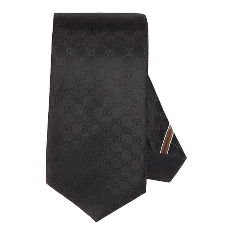 mens black gucci tie